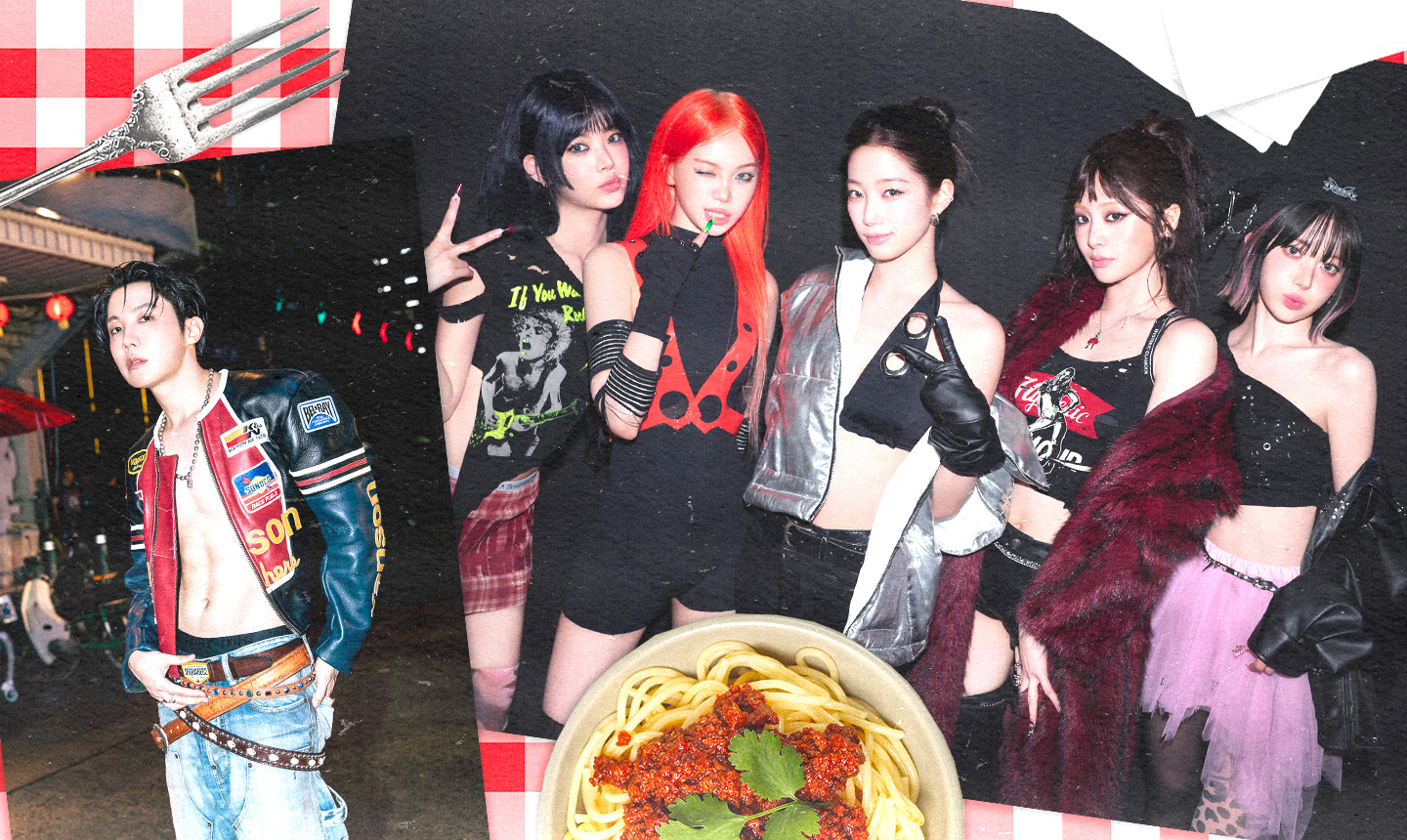 LE SSERAFIM, BTS j-hope Eat It Up With 'SPAGHETTI' | PULP Magazine